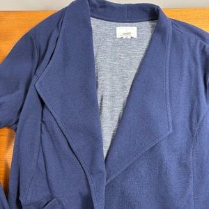 Caslon Navy Blue Long-Sleeve Jacket